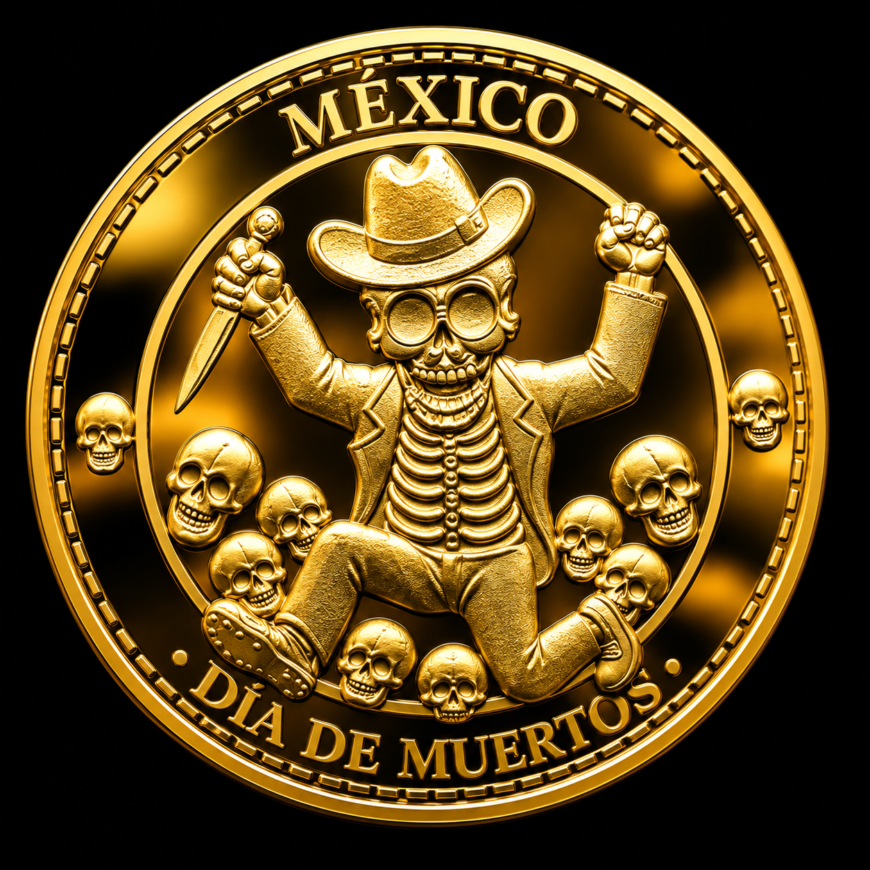 Segunda cara de la moneda, México Día de Muertos